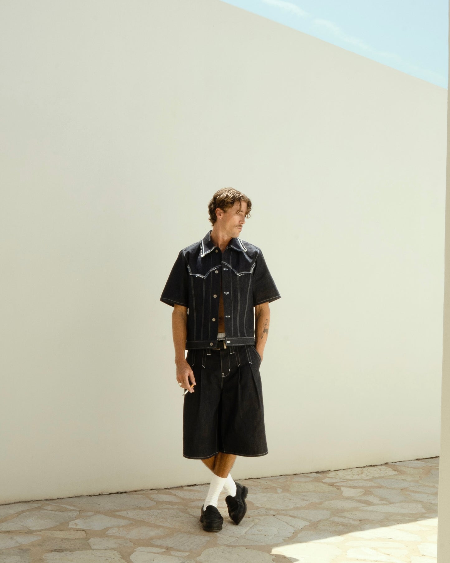 SELVEDGE BALLOON JORTS