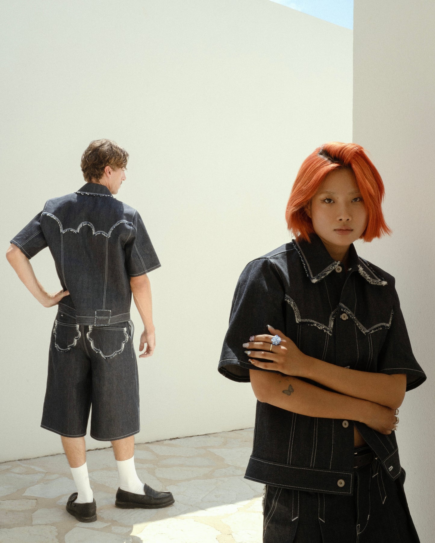 SELVEDGE BALLOON SHIRT / JORTS