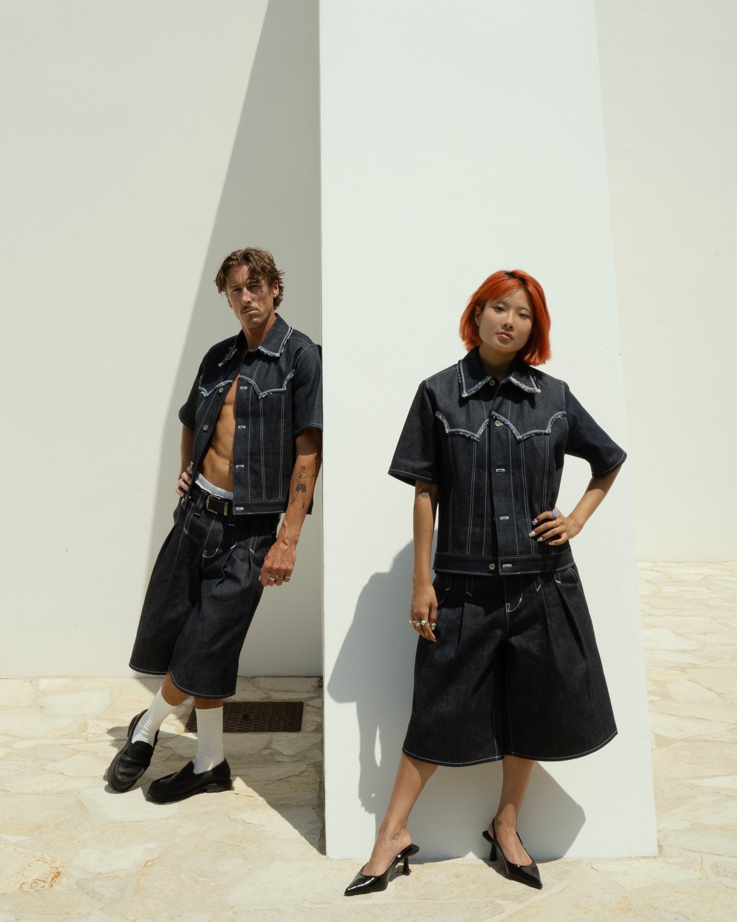 SELVEDGE BALLOON SHIRT / JORTS